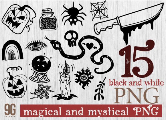 Download 15 Magical and Mystical Boho Elements. - Boho elements Collection